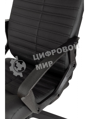 Кресло Бюрократ CH-480LT черный, экокожа