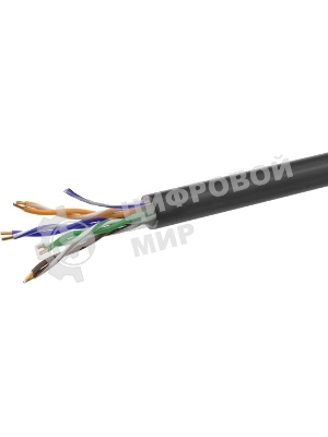 Кабель витая пара U/UTP cat.5e 4х2х24AWG solid CCA PE Out. 305м (м) Net.on 01-0301