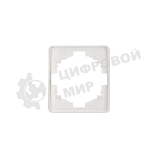 Рамка Kranz ROUND 1-постовая перламутр