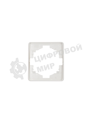 Рамка Kranz ROUND 1-постовая перламутр