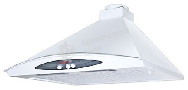 Вытяжка каминная Gefest ВВ 1 белый, 60 см, 180 куб. м/ч, 64 дБ