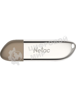 Флешка USB Netac U352 (NT03U352N-032G-20PN), 32Gb, USB 2.0, R/W 50/15, серебристый