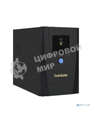 Источник бесперебойного питания ExeGate SpecialPro UNB-650.LED.AVR.1SH.2C13.RJ.USB