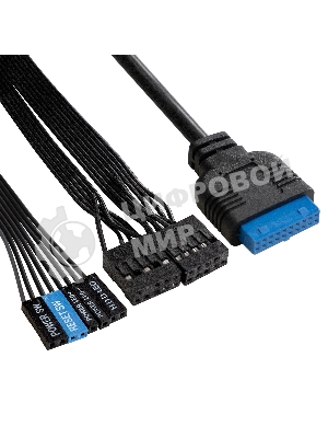 Компьютерный корпус Minitower ExeGate MA-371X-UNS450 (mATX, БП UNS450 с вент. 12см, 2*USB+2*USB 3.0, аудио, черный)