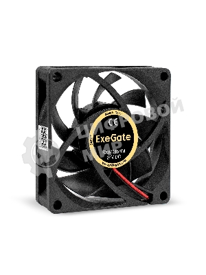 Вентилятор 12В DC ExeGate EX07015H2PM (70x70x15 мм, Hydraulic bearing (гидродинамический), 2pin+Molex, 2500RPM, 23dBA)