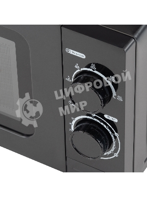 Микроволновая печь Hyundai HYM-M2065 черный 20 л, 700 Вт, поворотный механизм