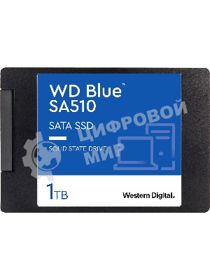 Накопитель SSD WD Blue SA510 1Tb, SATA III, 2.5