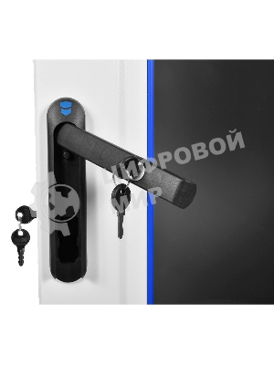 Шкаф телекоммуникационный напольный 33U (600x800) дверь стекло, черный (ШТК-М-33.6.8-1ААА-9005)