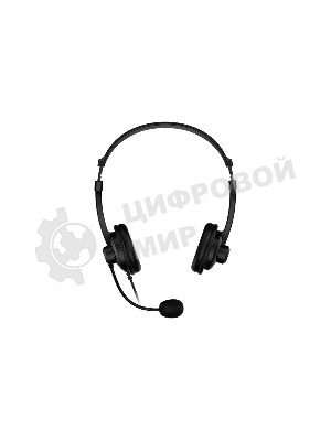 Гарнитура Genius HS-230U чёрный, проводная, USB