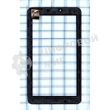 Сенсорное стекло (тачскрин) для Irbis TZone, черное c рамкой