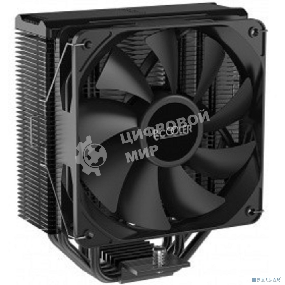 Кулер PCCooler Paladin EX400 черный 120мм алюминий+медь 1800rpm 28.6db 4-pin 180W 157мм
