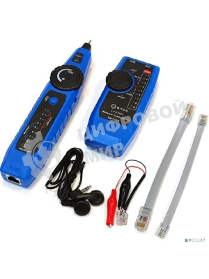 Тестер-трассоискатель кабеля 5bites LY-CT012 UTP / STP / BNC / VFL / POE / TDR / LCD / FLASH