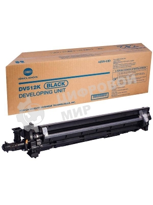 Блок проявки (девелопер) Konica-Minolta DV-512K/A2XN03D для Bizhub C224/284/364/454/554 черный 