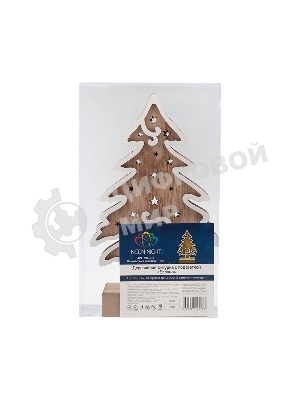 Деревянная фигурка с подсветкой 