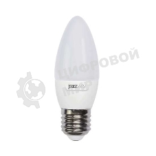 Лампа светодиодная JazzWay PLED-SP C37 9Вт свеча 5000К холодный белый E27 820лм 230В