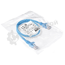 Патч-корд ExeGate EX286380RUS UTP-RJ45-RJ45-5e-0,5M-LSZH-BL, UTP, cat.5e, LSZH, 0.5м, синий