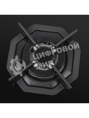 Газовая варочная панель Maunfeld EGHG.64.23CB/G, 4 конфорки, закаленное стекло, черный