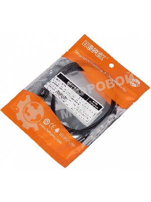 Кабель USB (m)-USB Type-C (m) 1м черный