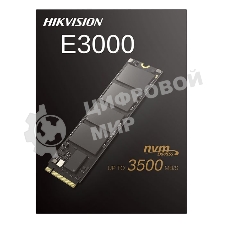 Накопитель SSD Hikvision E3000, 256Gb, PCIe 3.0 x4, M.2 2280, NVMe, R/W 3230/1240