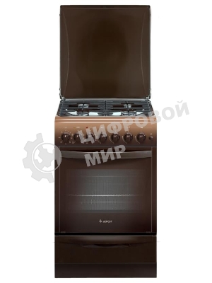 Плита комбинированная Gefest ПГЭ 5101-02 0001 коричневый, конфорок 4 шт, духовка 55 л, 50 см x 85 см x 58.5 см