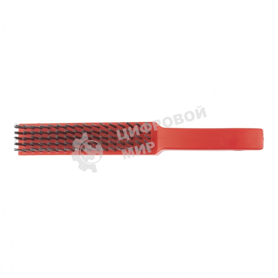 Щетка Matrix зачистная 5-и рядная, закаленная прямая проволока с пластиковой ручкой