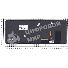 Клавиатура для ноутбука Sony SVF14N Flip черная с подсветкой