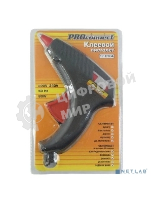 Клеевой пистолет PROconnect 60 Вт, ø11 мм, блистер
