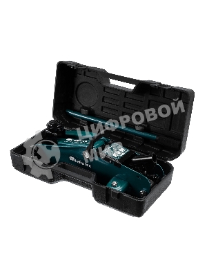 Домкрат гидравлический подкатной Сибртех 2т, 127-330 мм, в пластиковом кейсе