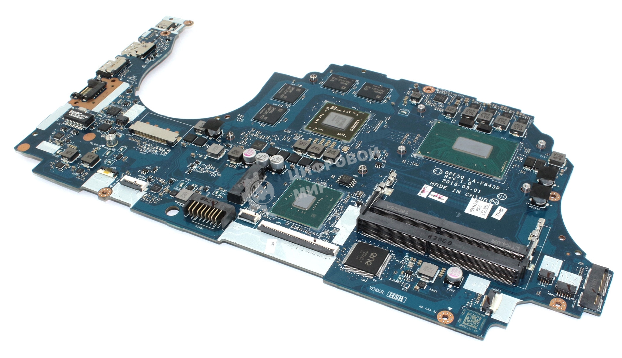 Материнская плата LA-F843P i5-8300H RX560 V2G для игр HP 15-CX 15-CX000