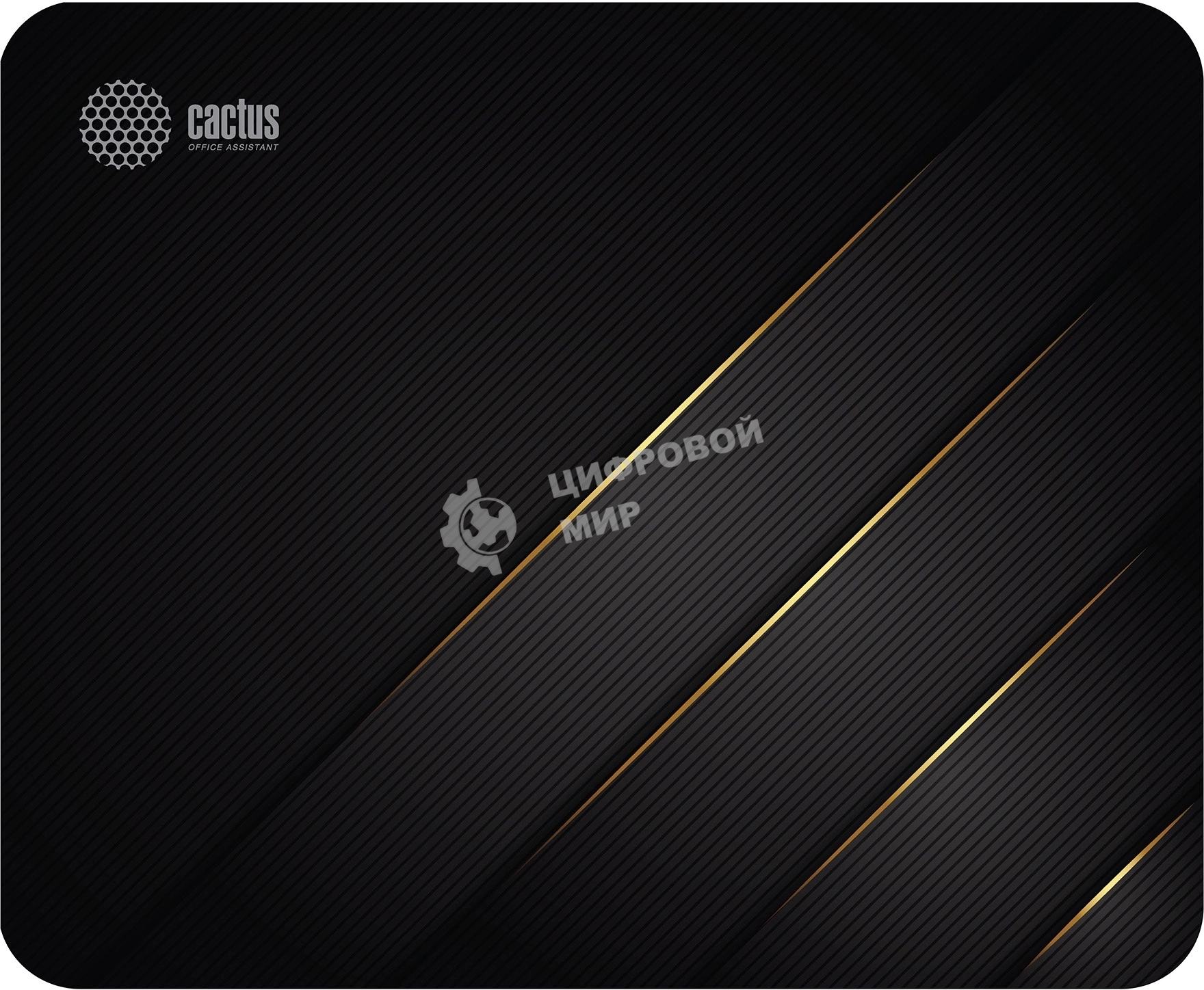 Коврик для мыши Cactus Gold Geometry 300x250x2мм (CS-MPC-P04M)