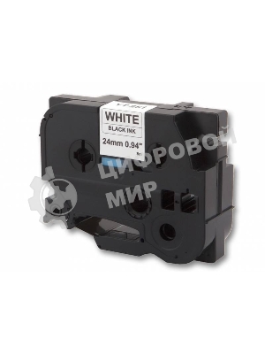 Картридж ленточный Cactus CS-TZ251 24 мм, 8 м, черный шрифт, белый фон, для BROTHER 1010/1280/1280VP/2700VP