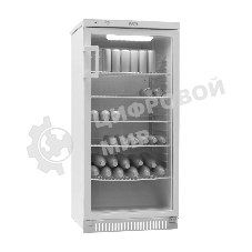 Холодильник-витрина Pozis Свияга 513-6 серебристый однокамерный 250л, капельная система