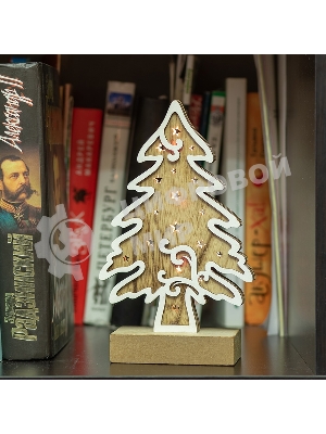 Деревянная фигурка с подсветкой 