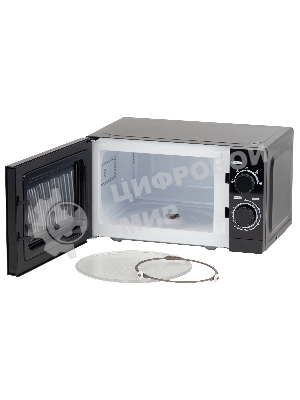 Микроволновая печь Hyundai HYM-M2065 черный 20 л, 700 Вт, поворотный механизм