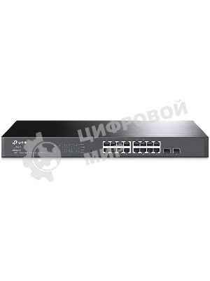 Коммутатор TP-Link Jetstream 16-port gigabit smart switch with 2-gigabit uplink ports