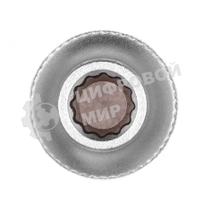 Головка торцевая Stels 10 мм, 12-гранная, CrV,под квадрат 1/2