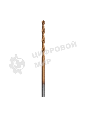 Сверло по металлу Matrix, 2 мм, HSS, нитридтитановое покрытие, цилиндрический хвостовик