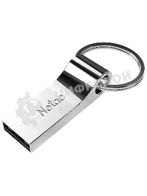 Флешка USB Netac U275 (NT03U275N-064G-20SL), 64Gb, USB 2.0, R/W 50/15, серебристый