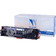 Картридж лазерный NVPrint совместимый HP CF381A Cyan для CLJ Pro MFP M476 (2700k)
