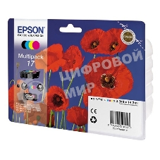 Картридж струйный Epson C13T17064A10 черный/голубой/пурпурный/желтый набор карт. для Epson XP33/203/303