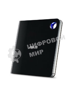 Оптический привод Blu-Ray Asus SBW-06D5H-U/BLK/G/AS черный USB slim внешний RTL