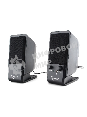 Акустическая система Gembird SPK-510, черный, 6 Вт, рег. громкости, разъем для наушников,USB-питание