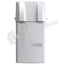 Точка доступа MikroTik RB912UAG-5HPnD-OUT BaseBox 5 (RouterBOARD 912UAG with 600Mhz Atheros CPU, 64MB RAM, 1xGigabit LAN, USB, miniPCIe, built-in 5Ghz 802.11a/n 2x2 two chain wireless with two RP-SMA connectors, Ro