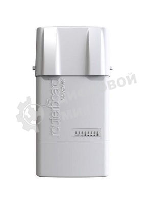 Точка доступа MikroTik RB912UAG-5HPnD-OUT BaseBox 5 (RouterBOARD 912UAG with 600Mhz Atheros CPU, 64MB RAM, 1xGigabit LAN, USB, miniPCIe, built-in 5Ghz 802.11a/n 2x2 two chain wireless with two RP-SMA connectors, Ro
