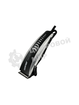 Машинка для стрижки Centek CT-2123 (черный/серебро) 10Вт, стальные лезвия, прорезиненный корпус