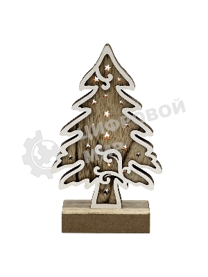 Деревянная фигурка с подсветкой 