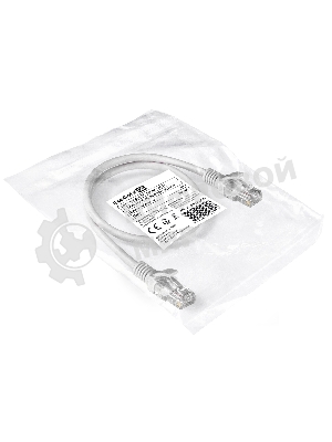 Патч-корд ExeGate EX286379RUS UTP-RJ45-RJ45-5e-0,5M-LSZH-GY, UTP, cat.5e, LSZH, 0.5м, серый