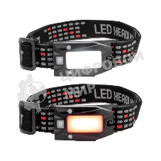 Фонарь налобный Rexant сверхлегкий с прищепкой