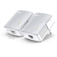Сетевой адаптер TP-Link TL-PA4010KIT AV600 Nano Powerline Ethernet Adapter Starter Kit, Ultra Compact Size, 500Mbps Powerline Datarate,10/100Mbps Fast Ethernet, HomePlug AV, Green Powerline,Plug and Play, Twin Pa