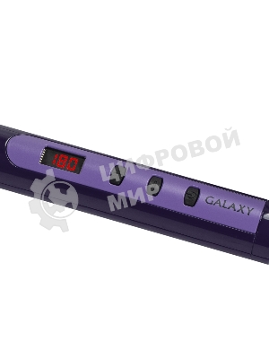 Щипцы для завивки волос Galaxy LINE GL4617 фиолетовый, 25 мм, 100-220 °C, 13 режимов